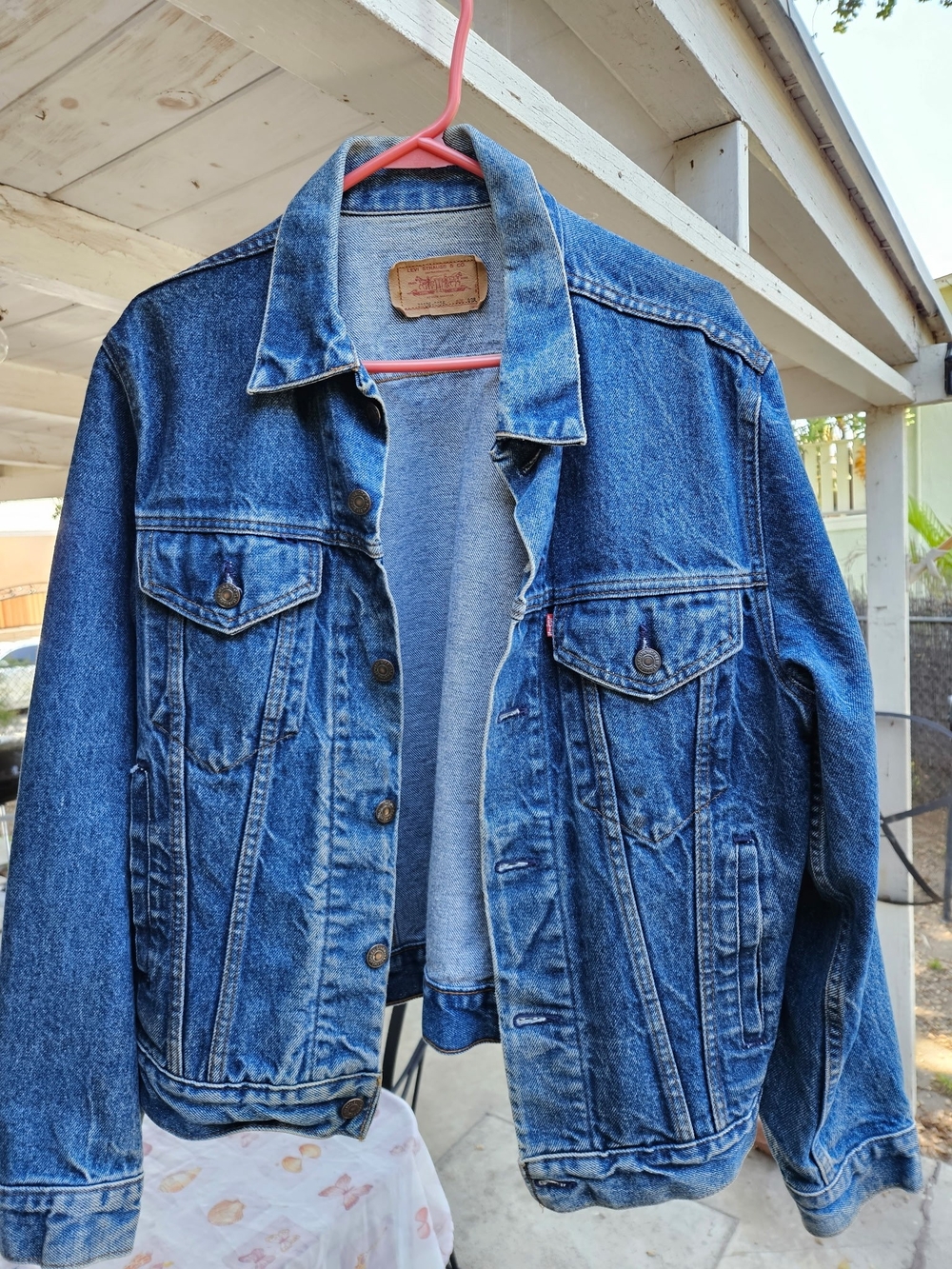 Levi's Men's Type III Denim Trucker Jacket 1980s Vintage 42R